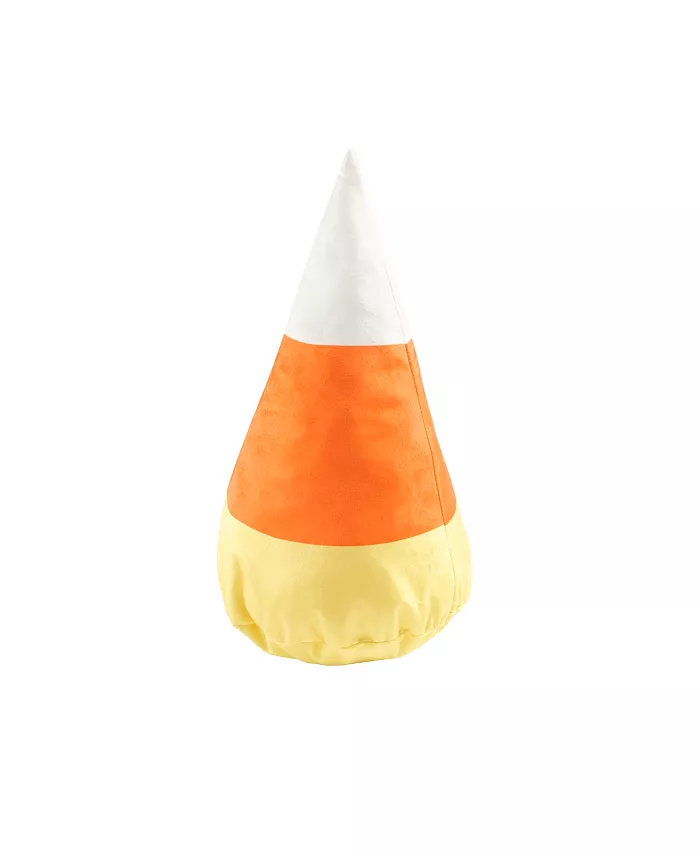 Lush Dandeacutecor Candy Corn Decorative Pillow， 16