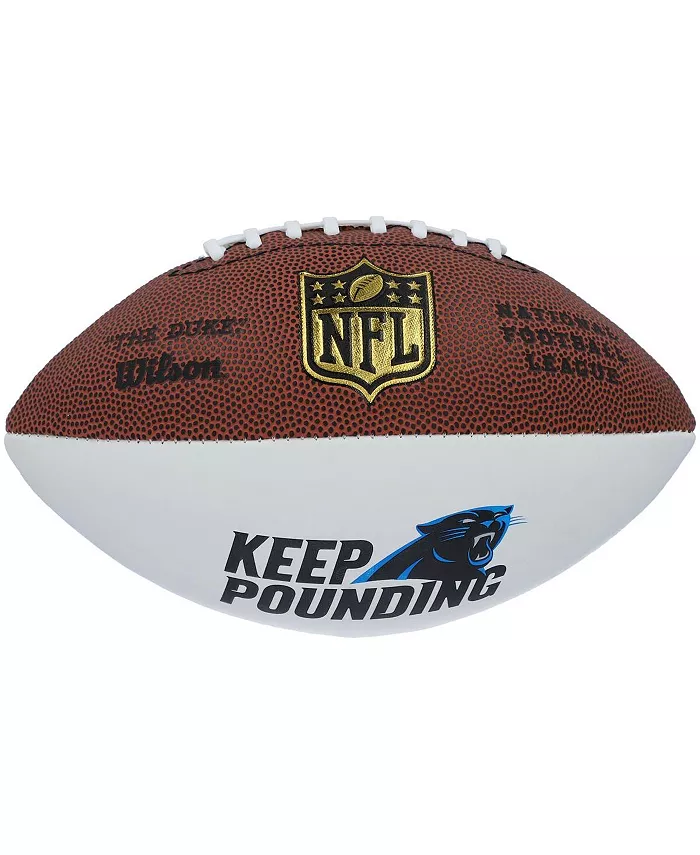 Wilson Brown Carolina Panthers Keep Pounding Mini Football - Mycitystee