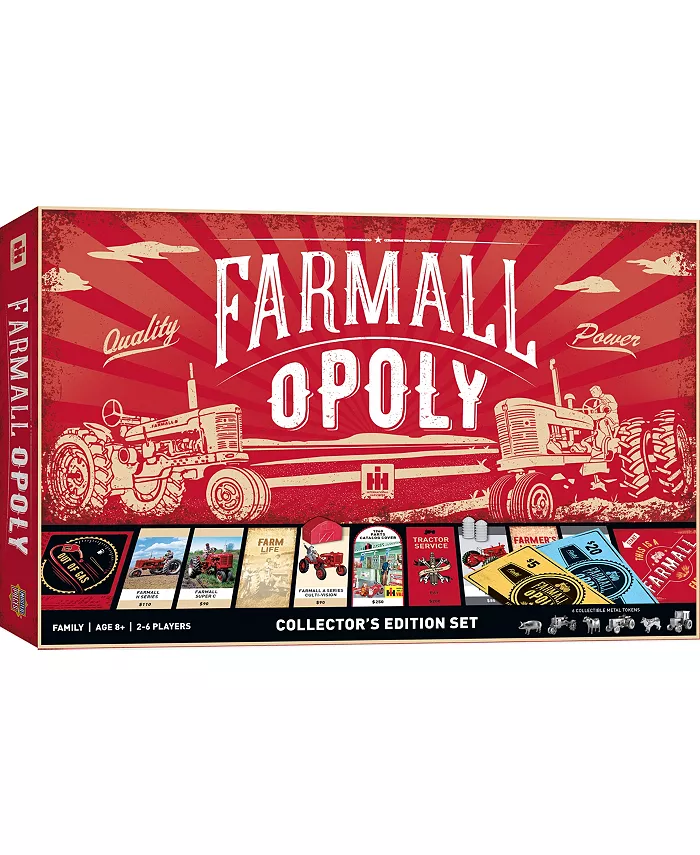 MasterPieces Puzzles MasterPieces Opoly Family Board Games - Farmall Opoly - Mycitystee