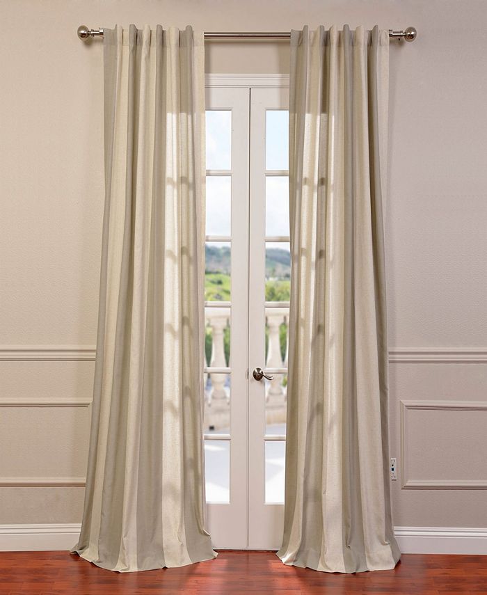 Exclusive Fabrics Furnishings Del Mar Stripe Linen Blend Panel， 50