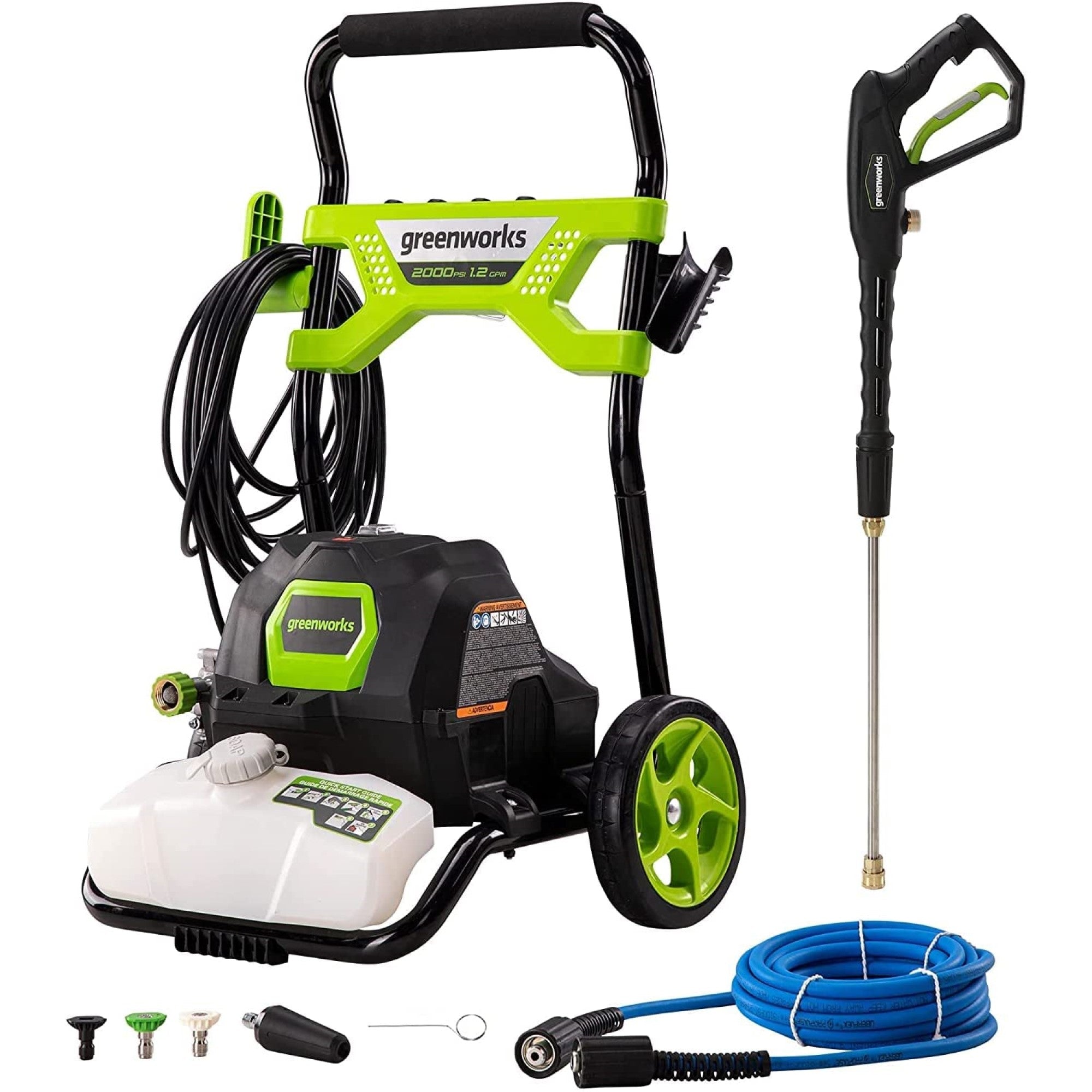 2000 PSI Electric Pressure Washer | Greenworks - Mycitystee