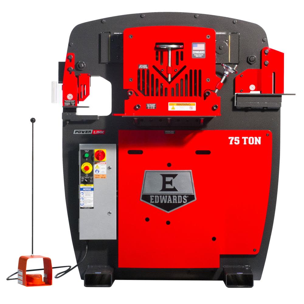 75 Ton Ironworker 3 Phase, 230v with PowerLink System - Mycitystee