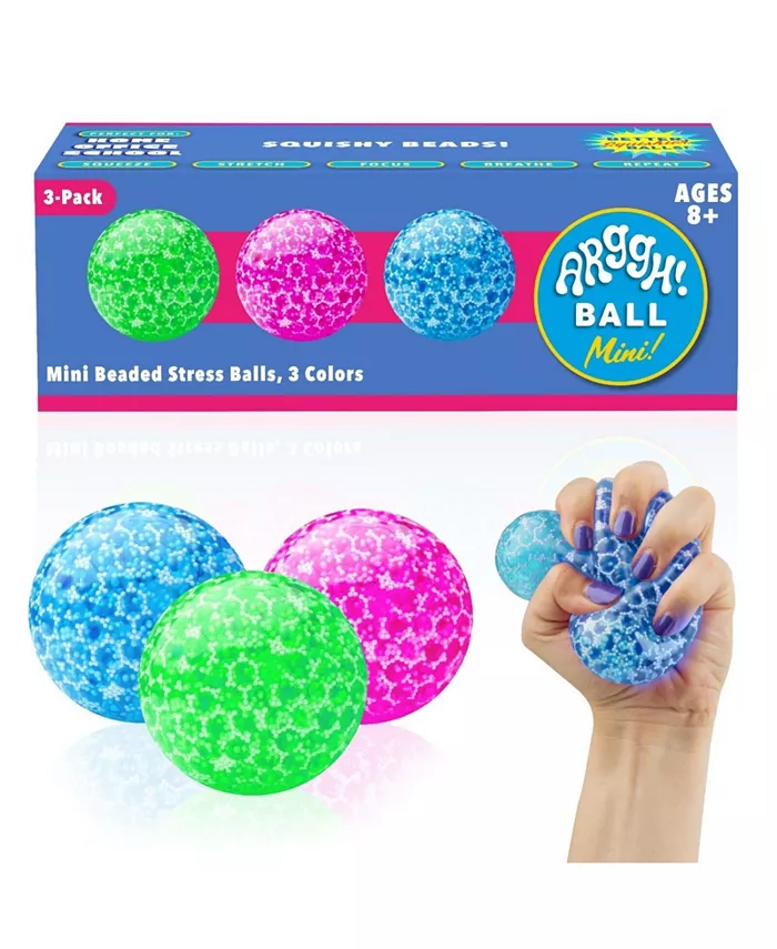 Power Your Fun Arggh Mini Snow Stress Balls for Kids and Adults - Mycitystee