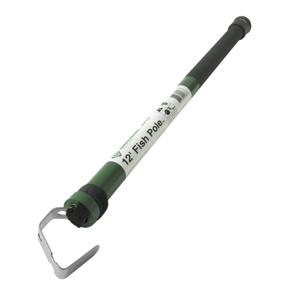 Fiberglass Fish Pole - 12 Ft. - Mycitystee