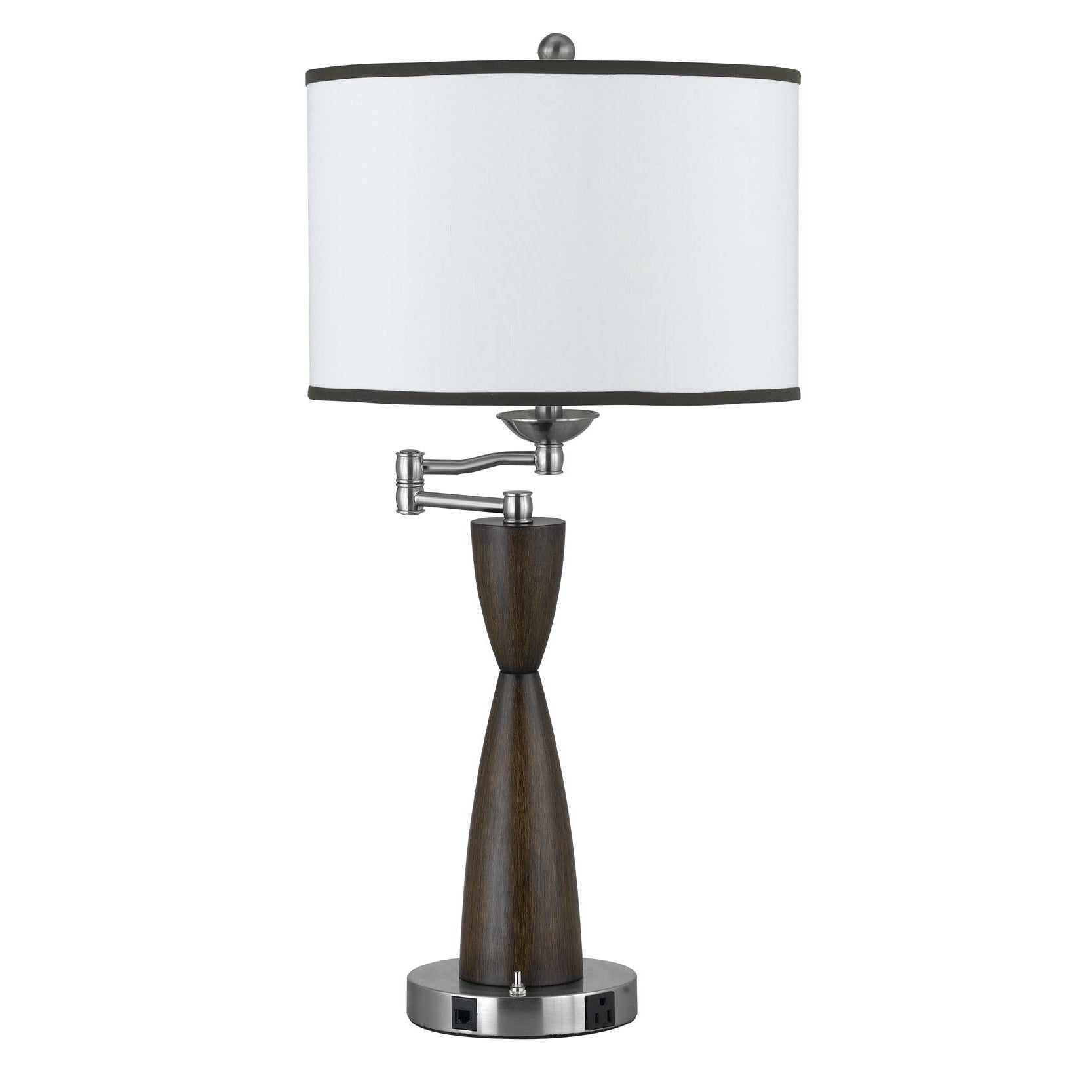 100-watt 1-outlet Table Lamp with Rocker Switch - Mycitystee