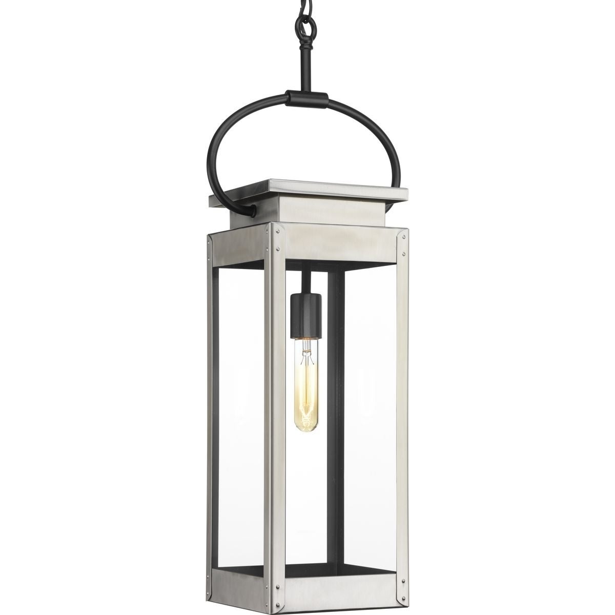 Union Square Collection 1-Light Stainless Steel Pendant - Mycitystee