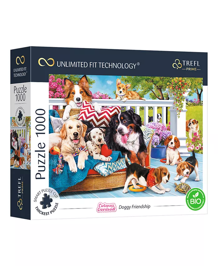 Trefl Prime 1000 Piece Puzzle- Cuteness Overload Doggy Love - Mycitystee