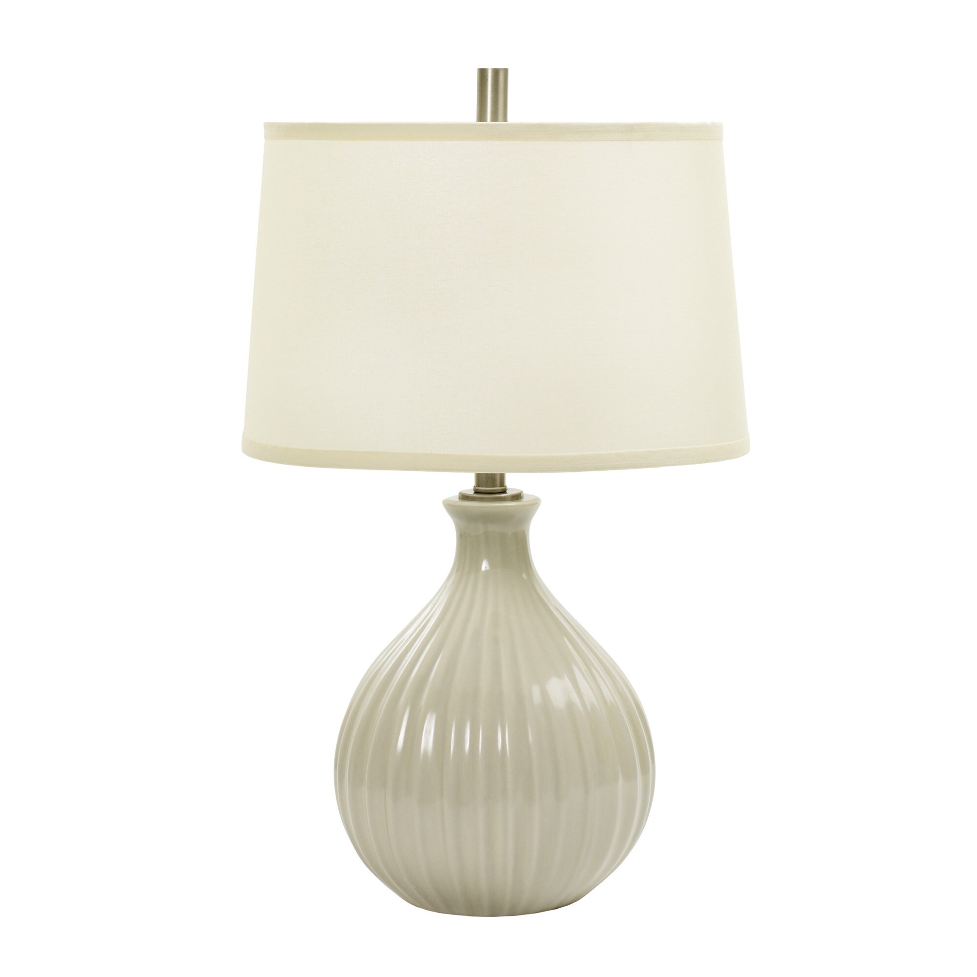 26-inch Coventry Crackle Ceramic Table Lamp w/Ripple Design - Mycitystee