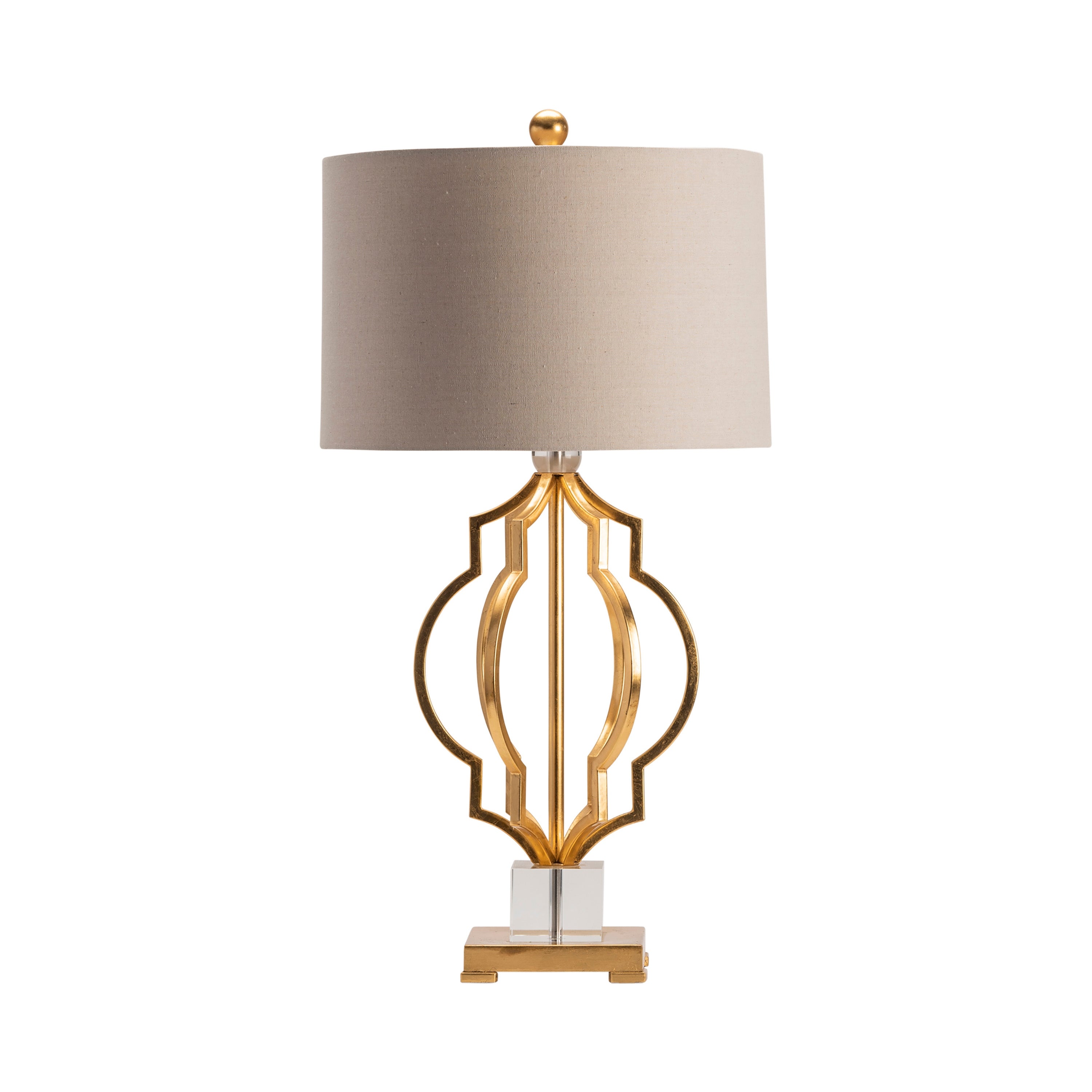 Parisian Gold Leaf and Crystal 33.5