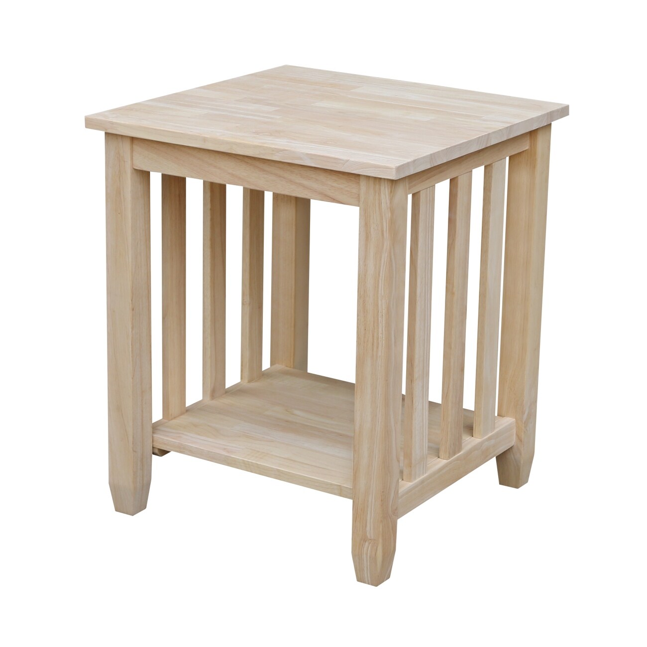 The Gray Barn Moonshine Unfinished Mission High End Table - Mycitystee