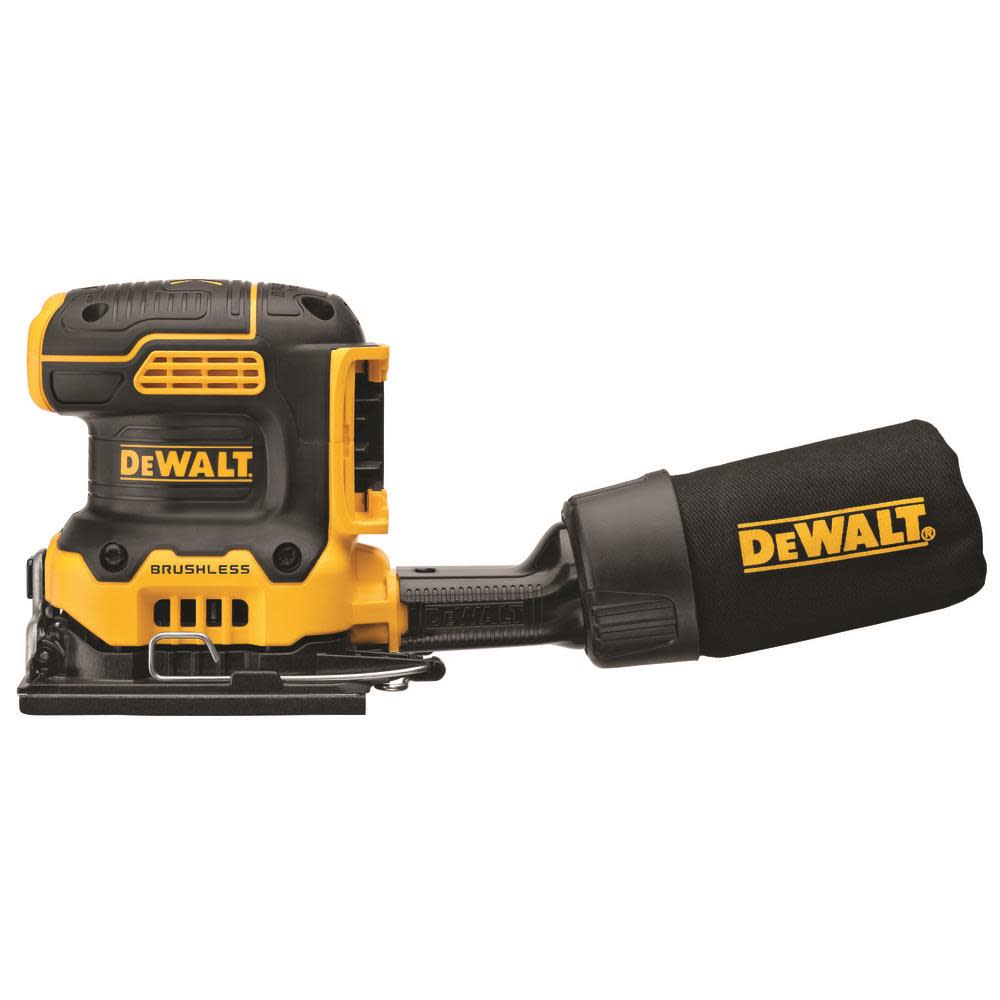 DEWALT 20V MAX XR Brushless Cordless 1/4 Sheet Variable Speed Sander (Tool Only) DCW200B from DEWALT - Mycitystee