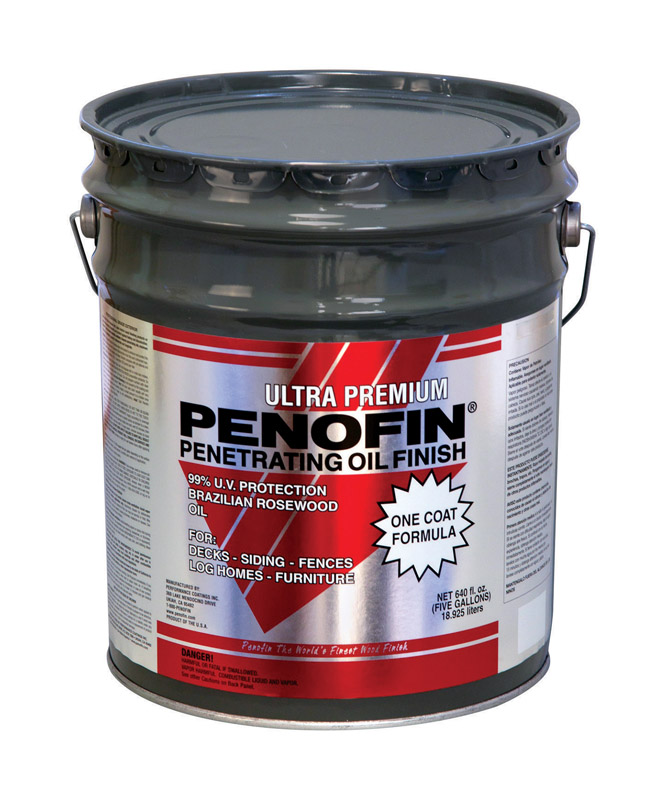 Penofin Ultra Premium Transparent Cedar Oil-Based Penetrating Wood Stain 5 gal - Mycitystee