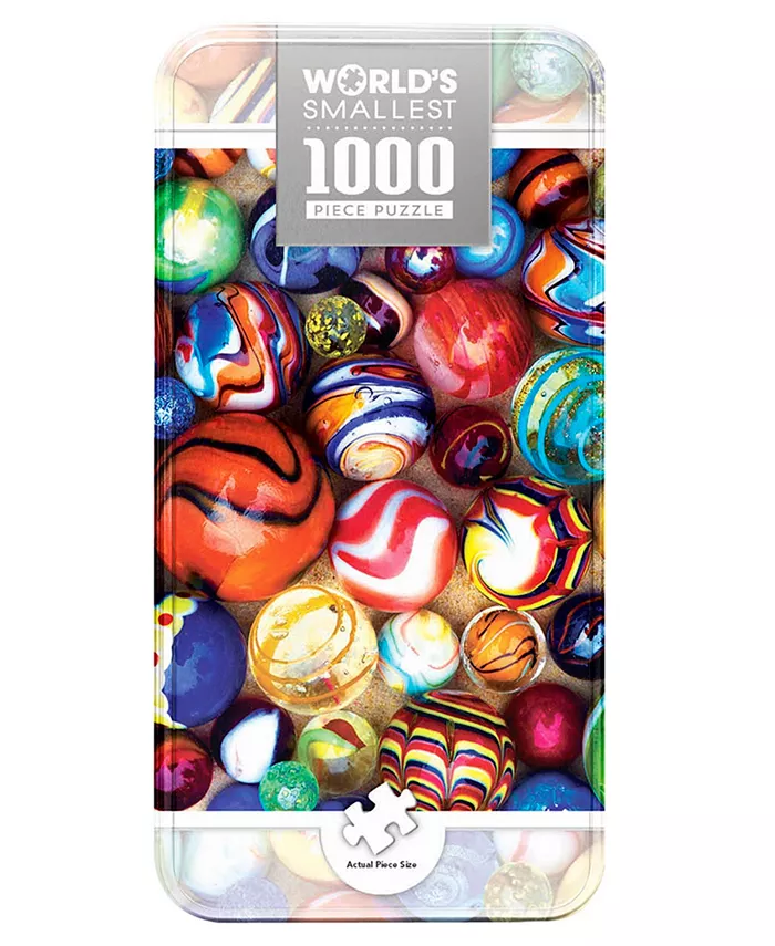 MasterPieces Puzzles Worlds Smallest - All My Marbles 1000 Piece Adult Jigsaw Puzzle - Mycitystee