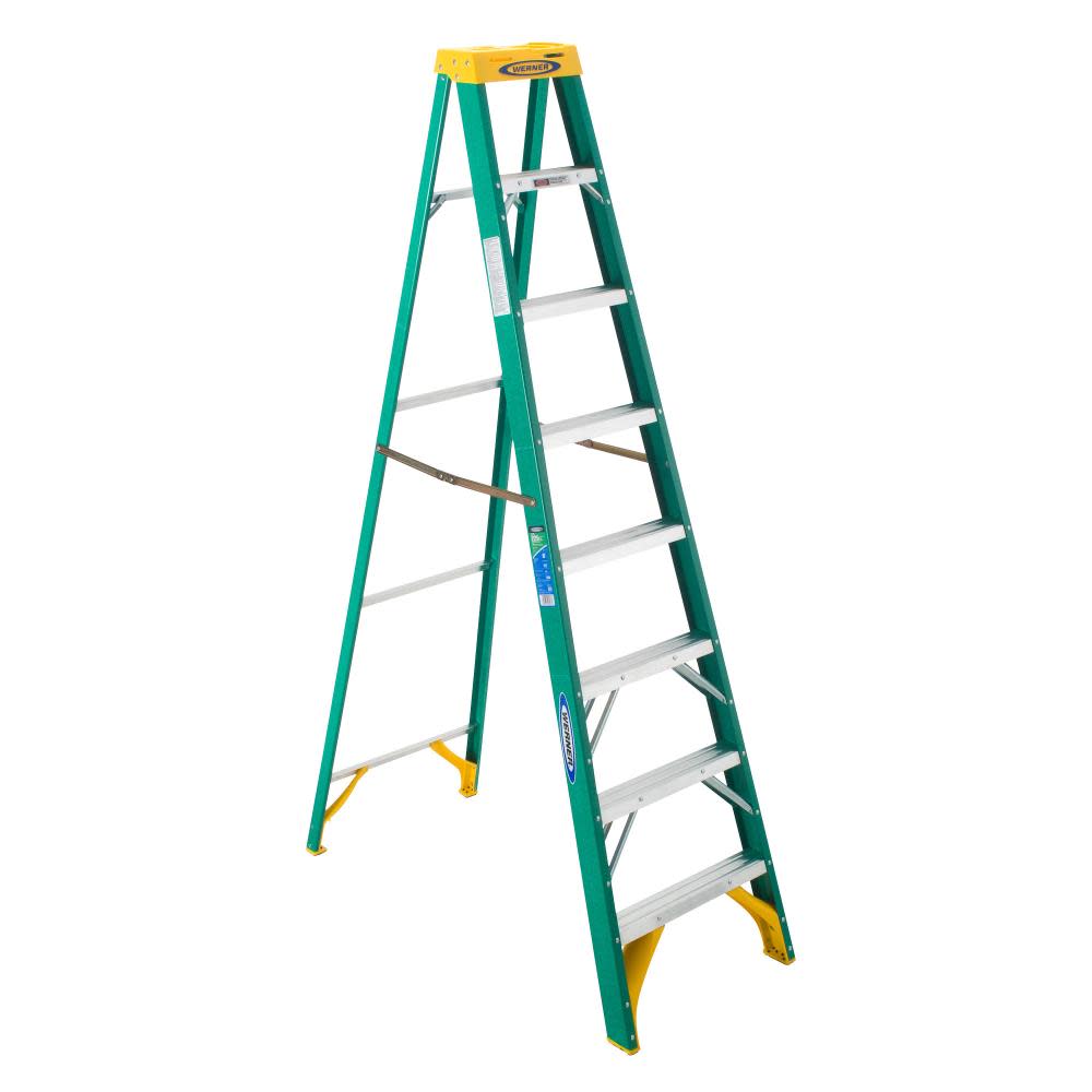 8 Ft. Type II Fiberglass Step Ladder - Mycitystee