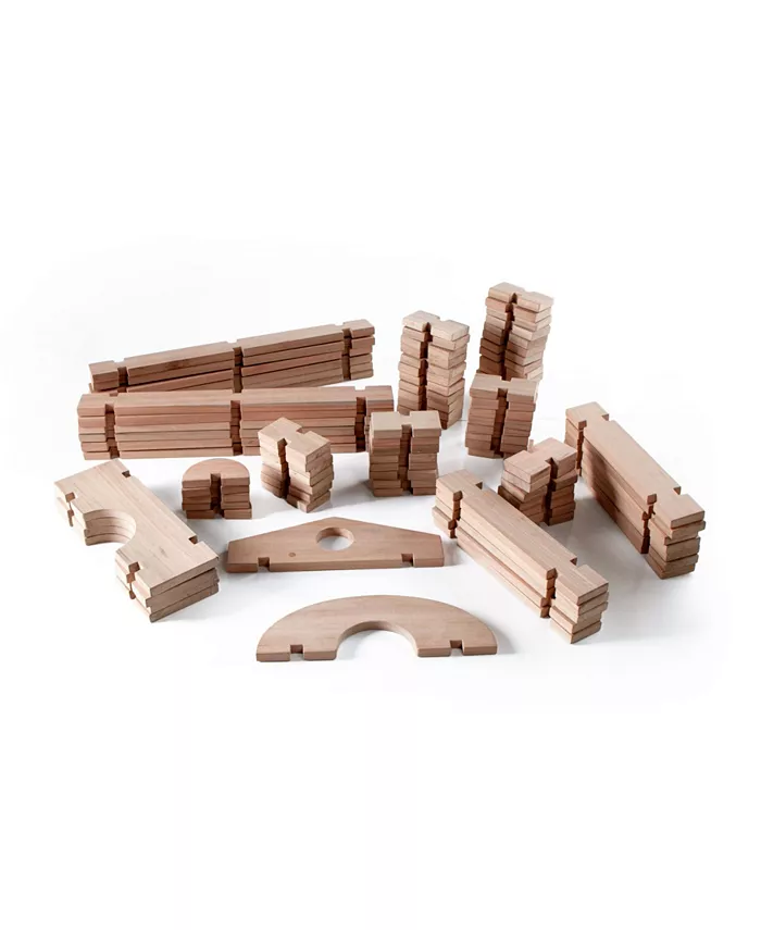Guidecraft， Inc Guidecraft Notch Blocks - 89 Pieces Set - Mycitystee