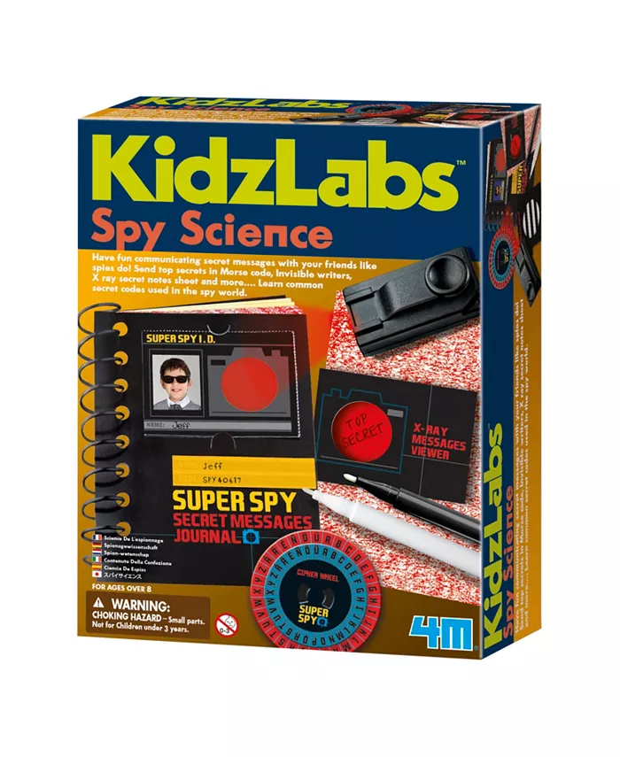 Redbox 4M Kidzlabs Spy Science Secret Messages Kit - Mycitystee