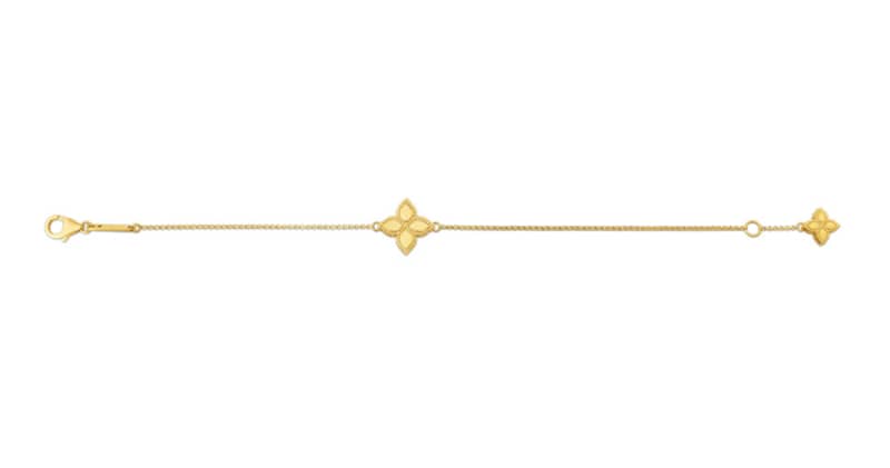 Roberto Coin 18KT Gold Princess Flower Charm Bracelet - Mycitystee