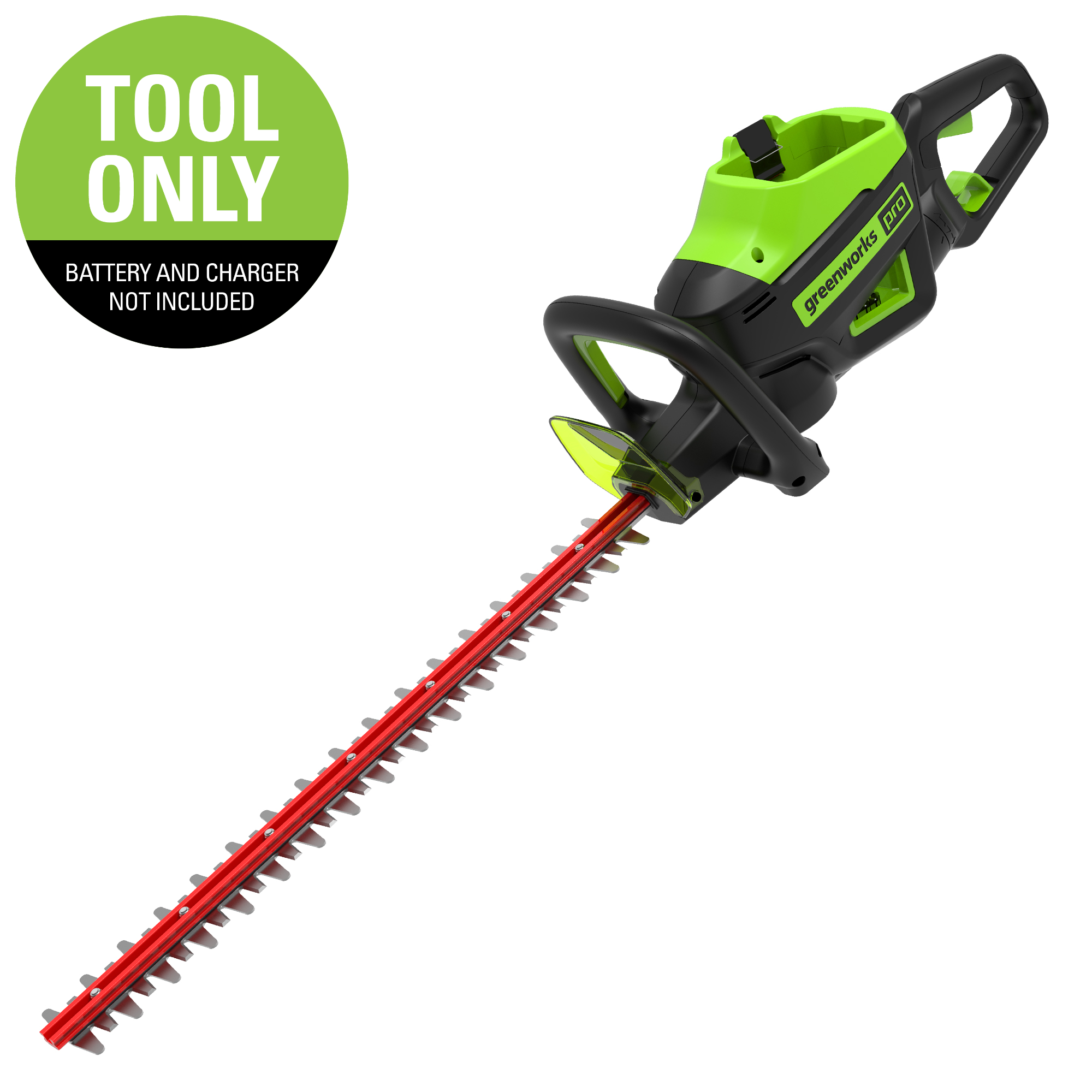 PRO 80V 24-in. Brushed Hedge Trimmer w/ 2.5Ah Battery and Charger - Mycitystee