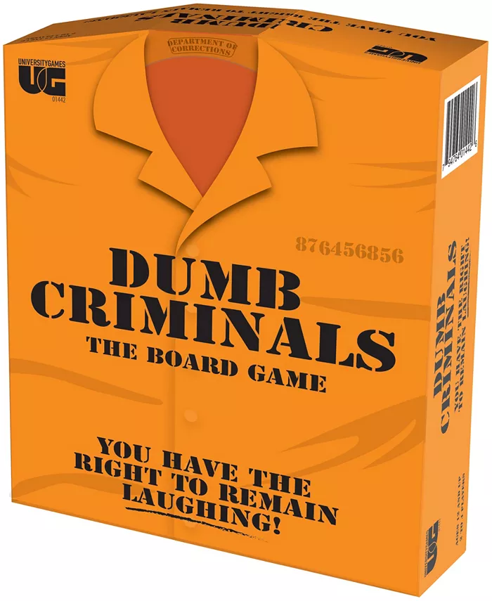 University Games Dumb Criminals - The Board Game - Mycitystee