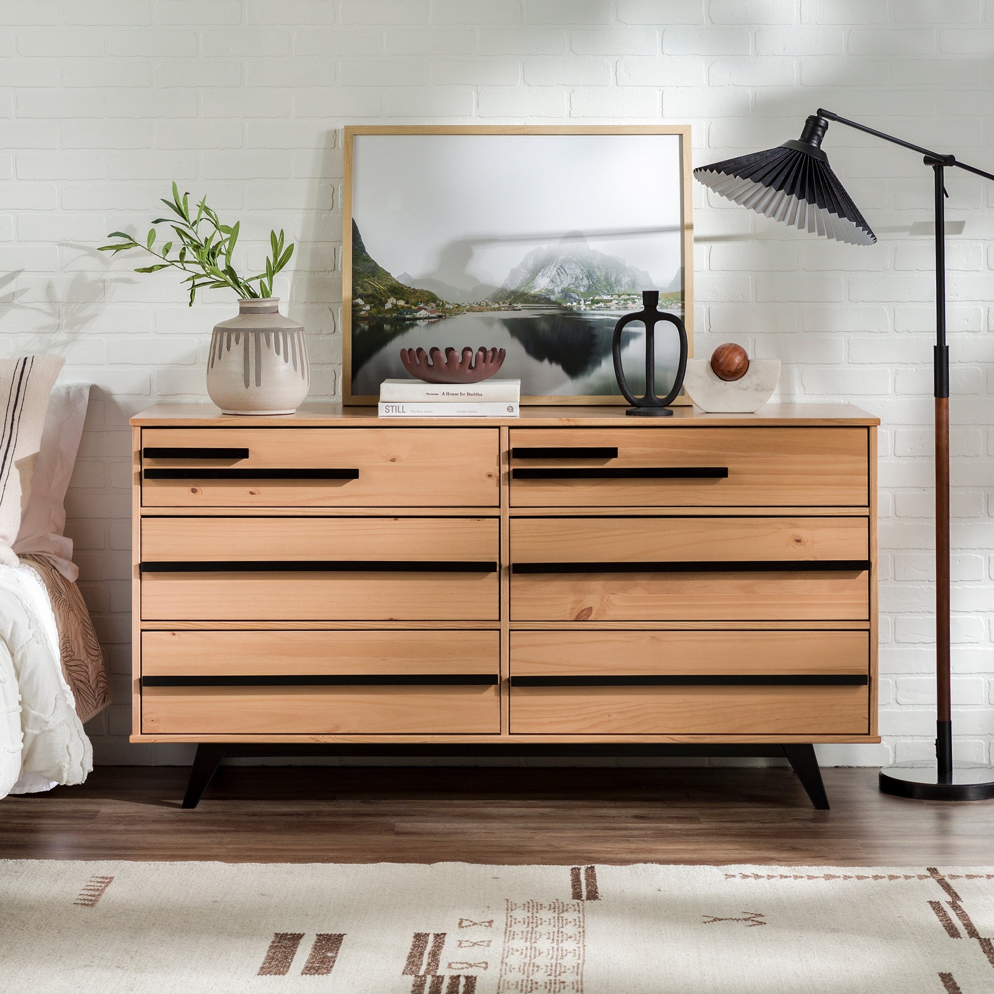 Middlebrook Designs Contemporary Solid Wood 6-Drawer Dresser - - 36178671 - Mycitystee