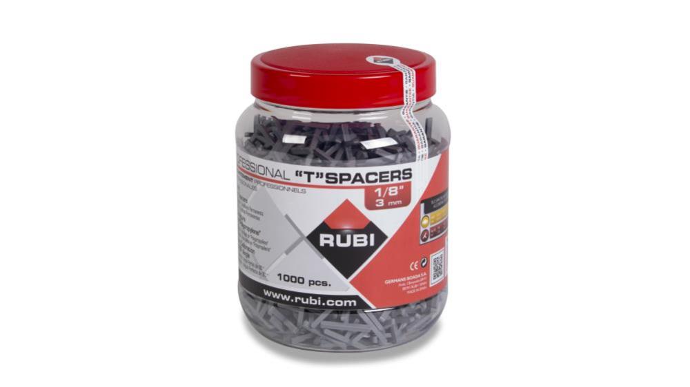 T Spacers 1/8 In. (Jar-1000 pcs.) - Mycitystee