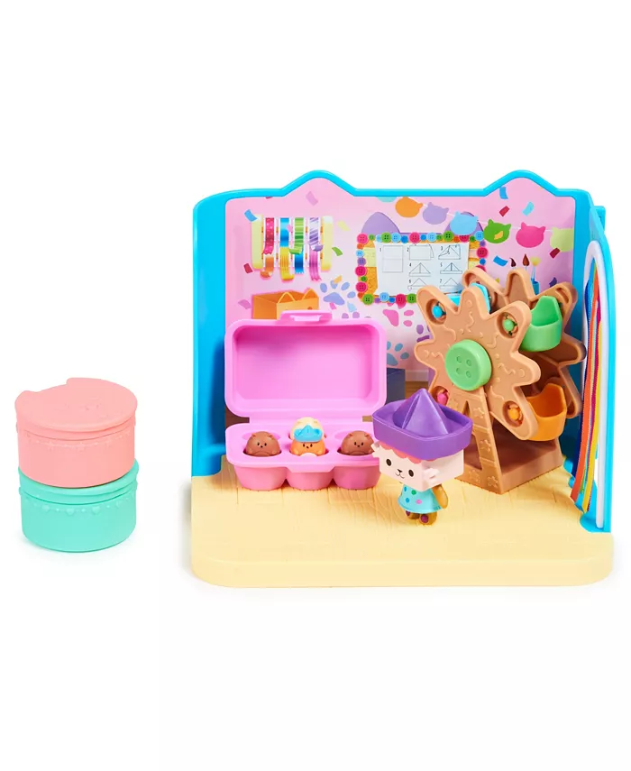 Gabby's Dollhouse Baby Box Cat Craft-A-Riffic Room with Figure Accessories - Mycitystee
