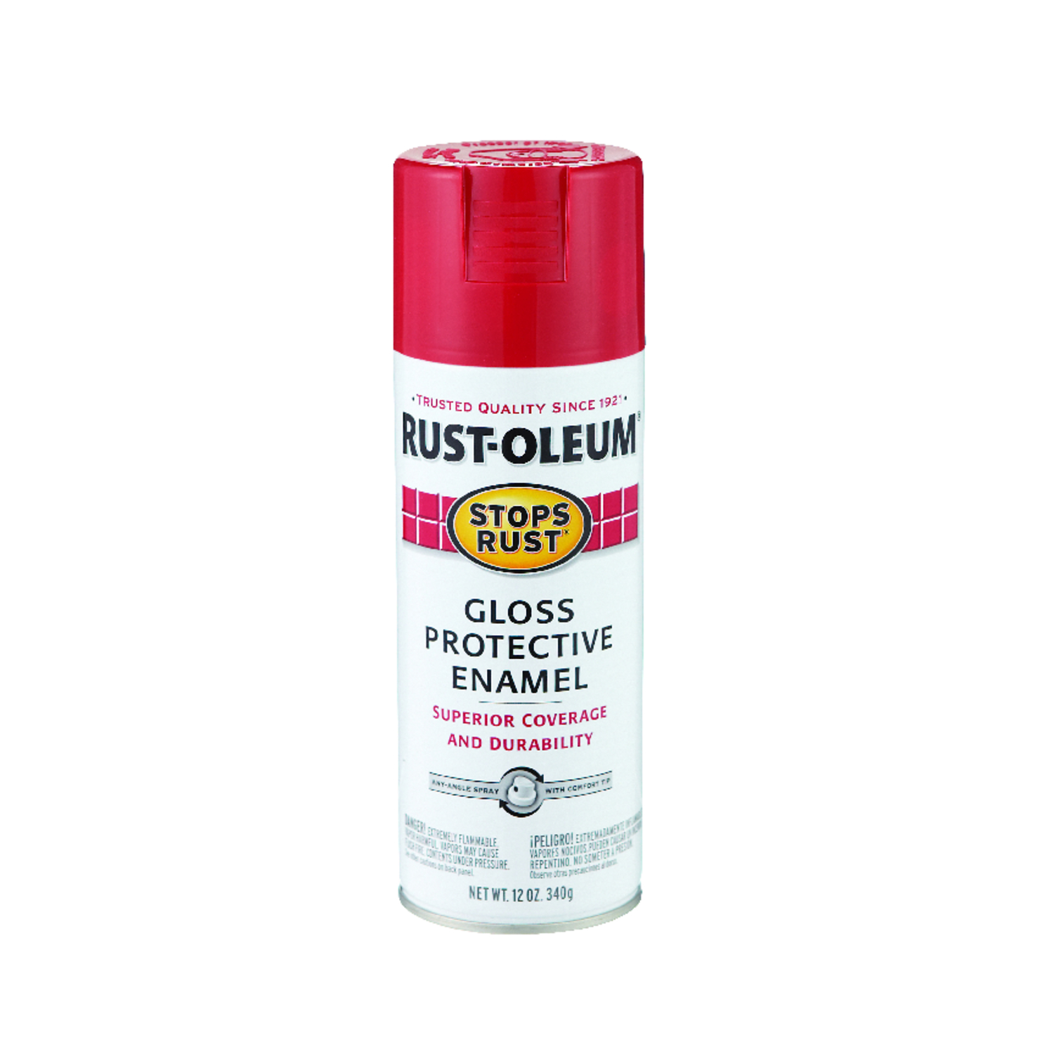 Rust-Oleum Stops Rust Gloss Carnival Red Protective Enamel Spray 12 oz - Mycitystee
