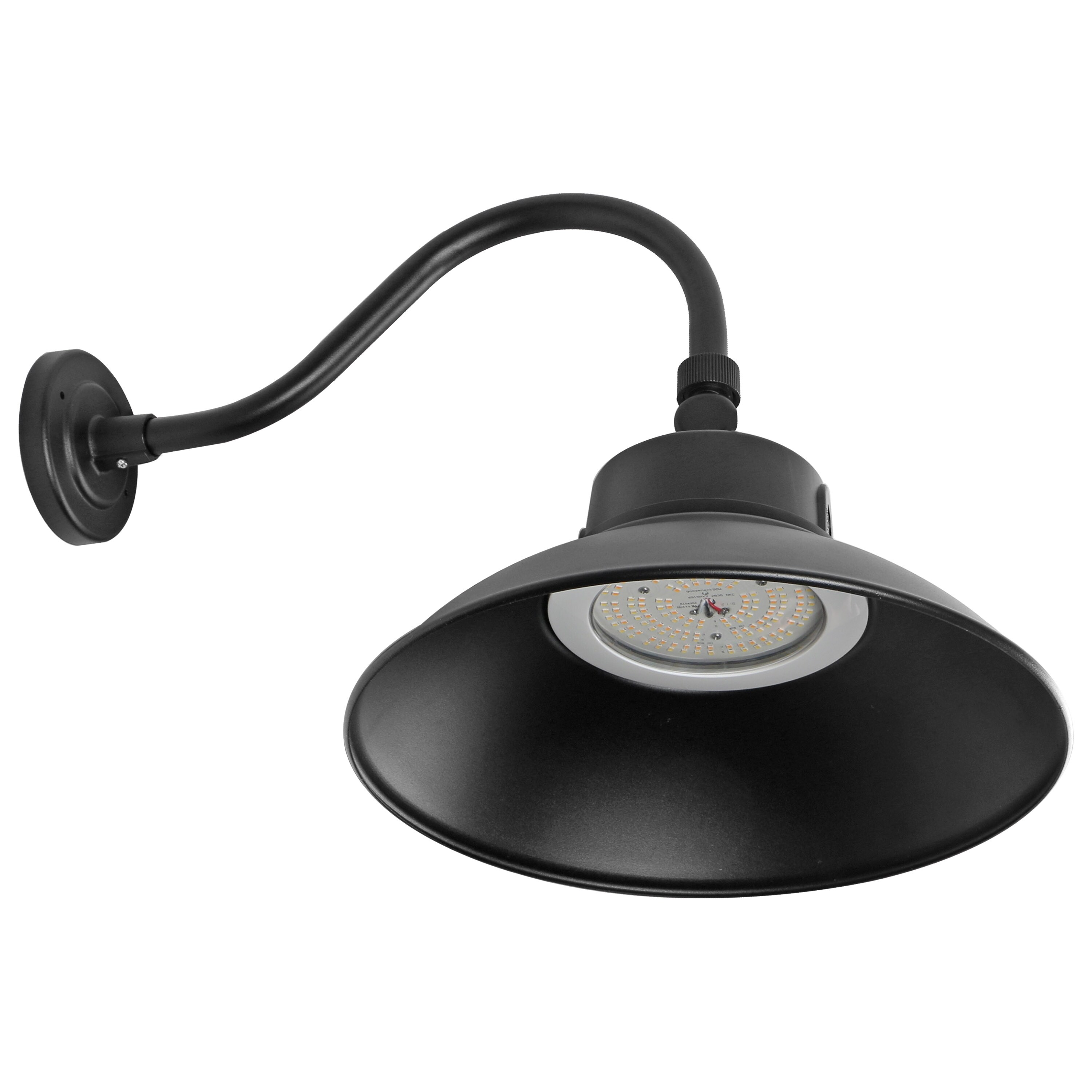 LED Gooseneck 30W/40W/50W CCT Selectable 3K/4K/5K Black 120-277V With Photocell Shopping - The Best Deals on Outdoor Barn Lights | 39974592 - Mycitystee