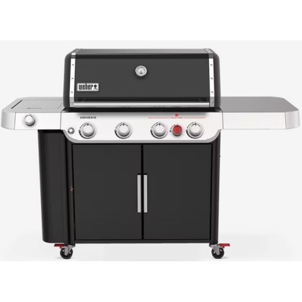 Genesis E-435 Gas Grill with Side Burner - Black - Mycitystee