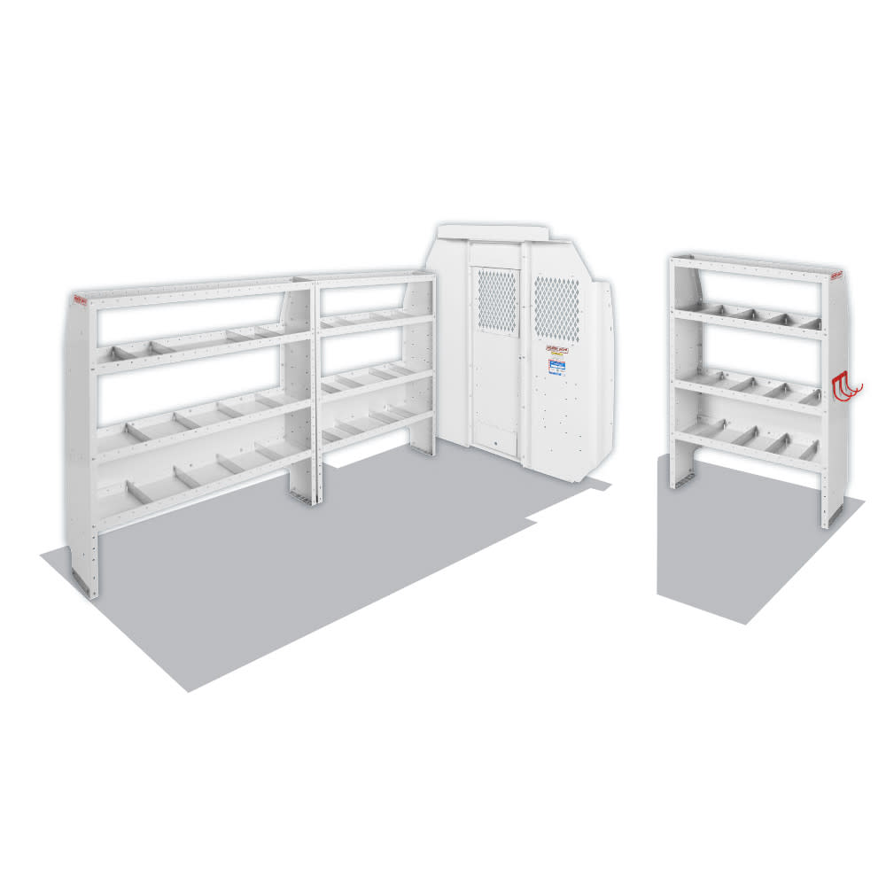 Commercial Shelving Package for High-Roof, 136 Inch Wheel Base RAM ProMaster Vans - Mycitystee