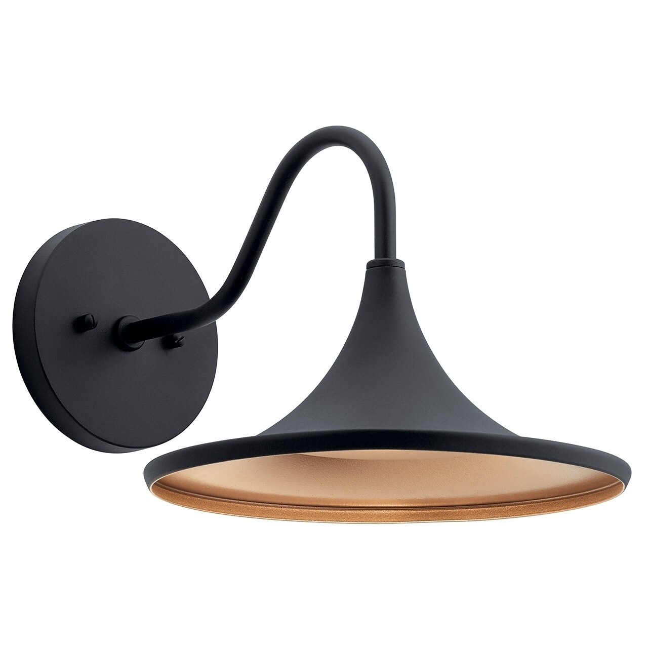 Kichler Lighting Elias Outdoor LED Wall Light Textured Black Shopping - The Best Deals on Outdoor Wall Lanterns | 35709636 - Mycitystee