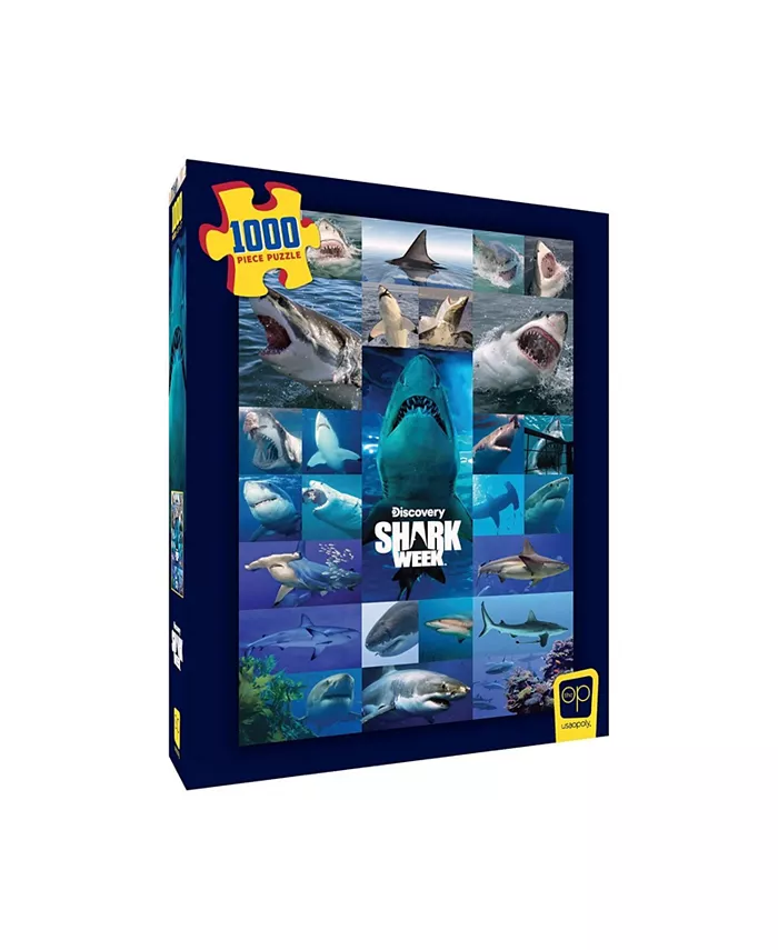 USAopoly Discovery Shark Week Shiver Of Shark 1000 Piece Puzzle - Mycitystee