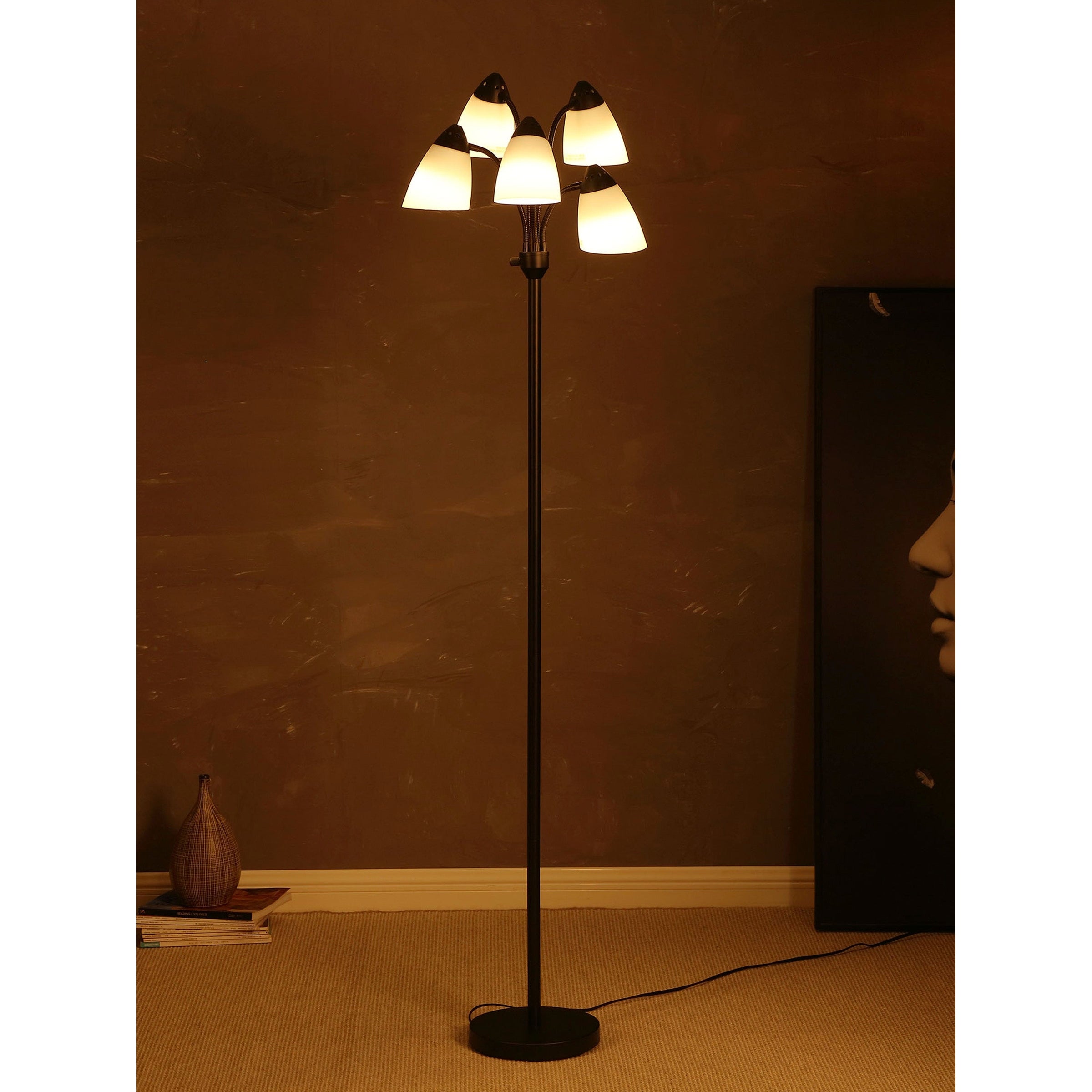 Brightech Medusa LED Floor Lamp - Black - Mycitystee