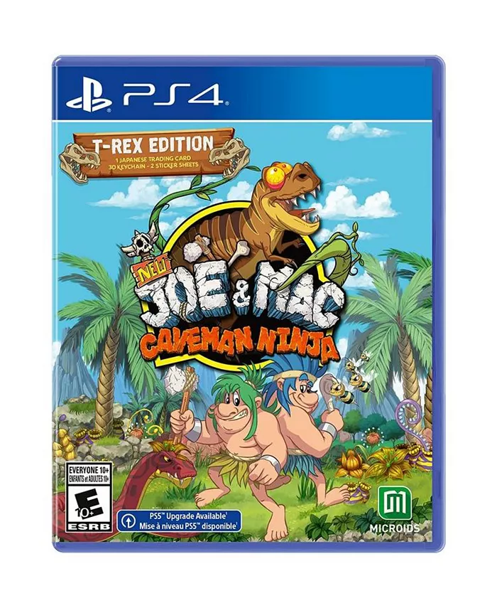 Maximum Games PS4 - NEW JOE MAC CAVEMAN NINJA T-REX EDITION - Mycitystee