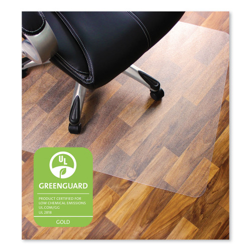 Floortex Cleartex Ultimat XXL Polycarbonate Chair Mat for Hard Floors， 60 x 79， Clear (1215020019ER) - Mycitystee