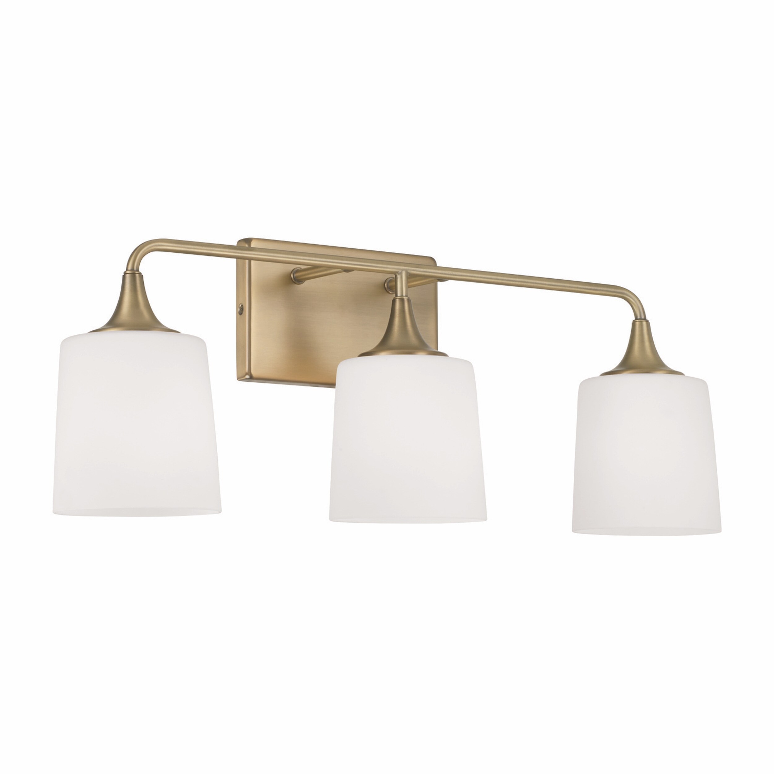 Presley 3-light Bath/ Vanity Fixture w/ Soft White Glass - Mycitystee