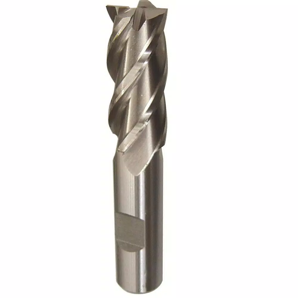 Drill America 1/2 in. x 1/2 in. Shank High Speed Steel Long End Mill Specialty Bit with 4-Flute and#8211; XDC Depot - Mycitystee