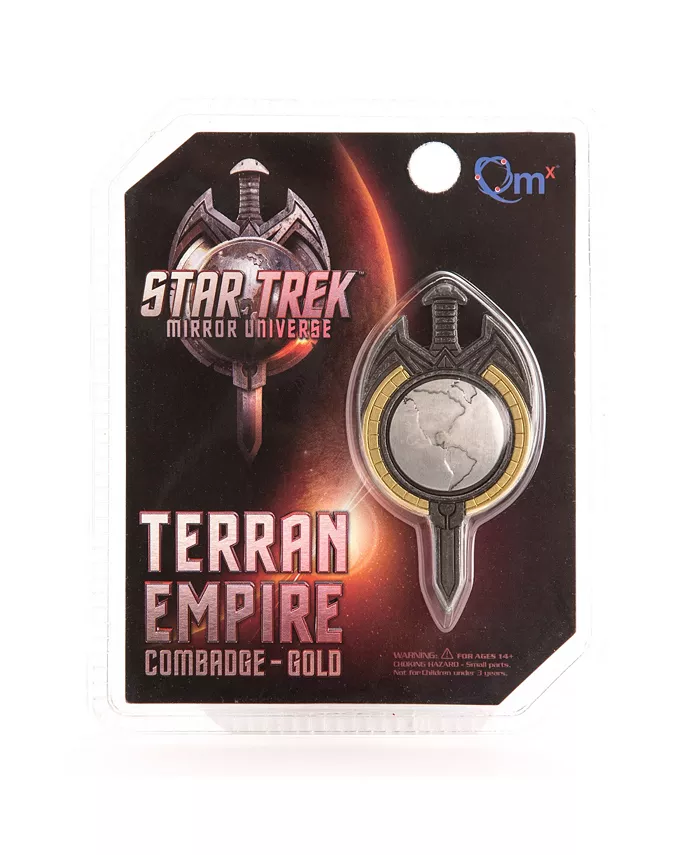 Quantum Mechanix Star Trek Tng Mirror Universe Magnetic Insignia Badge - Mycitystee