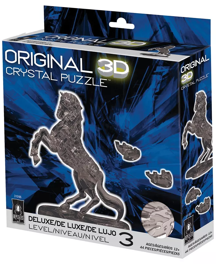 BePuzzled 3D Crystal Puzzle - Stallion - 44 Pieces - Mycitystee