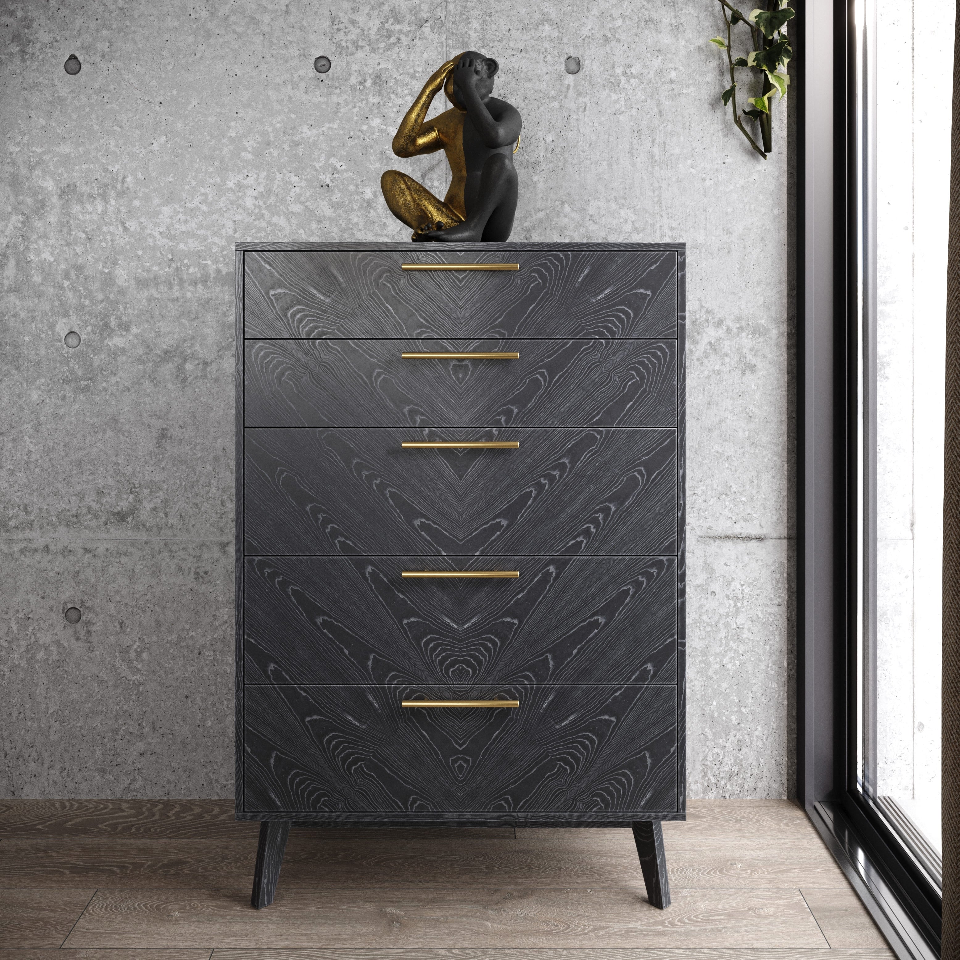 Modrest Diana Modern Grey Ash Chest - - 37533677 - Mycitystee