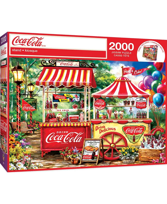 MasterPieces Puzzles Signature - Coca-Cola Stand 2000 Piece Adult Jigsaw Puzzle - Mycitystee