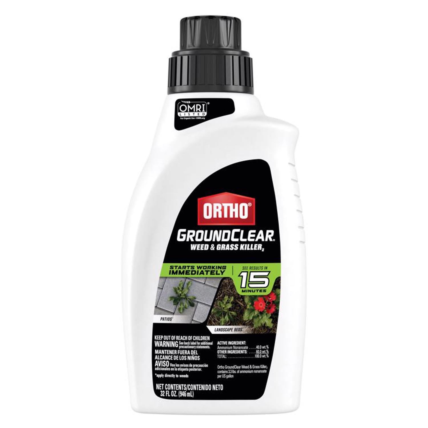 Ortho GroundClear Weed and Grass Killer Concentrate 32 oz - Mycitystee