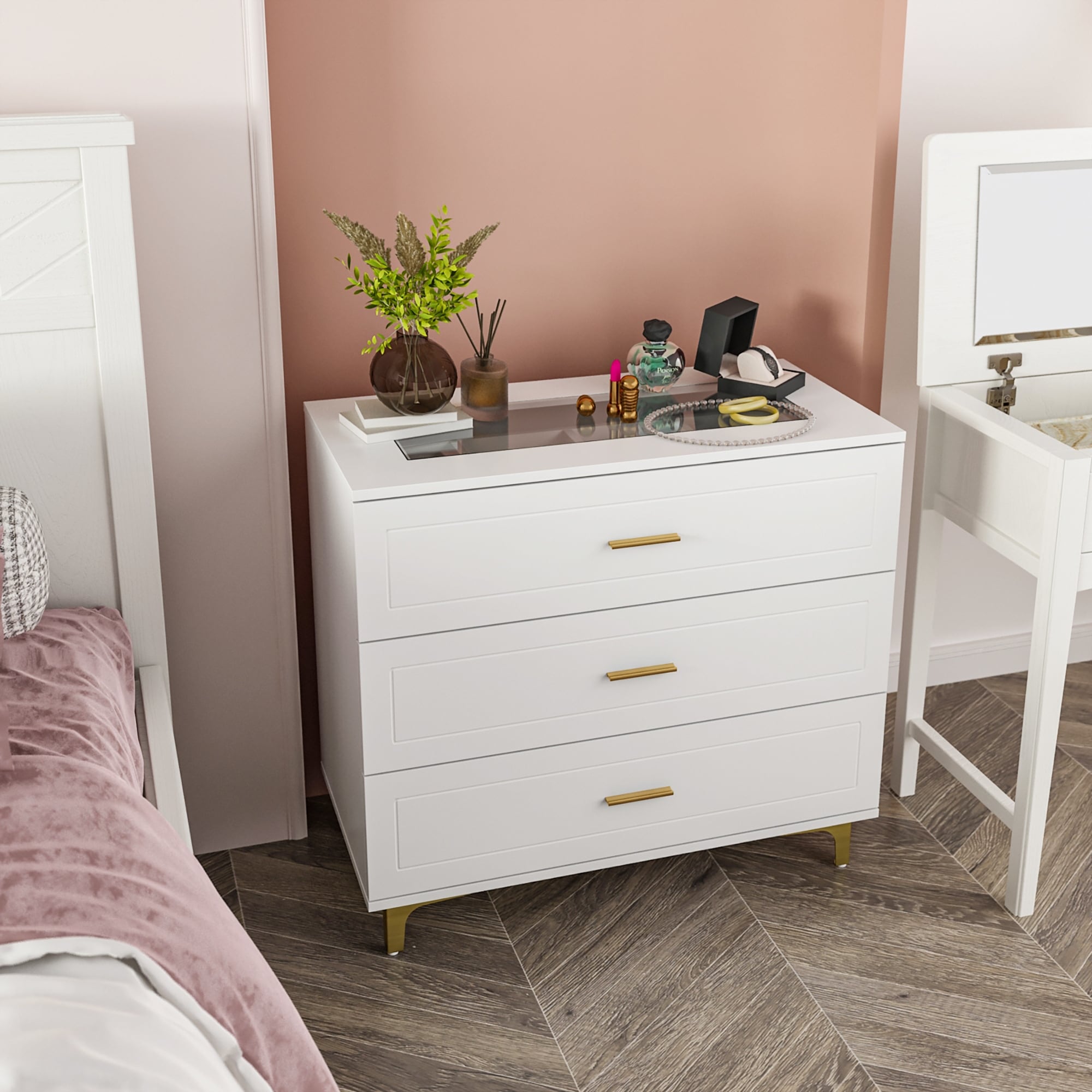 FUFUandGAGA 3 Drawer 31.5