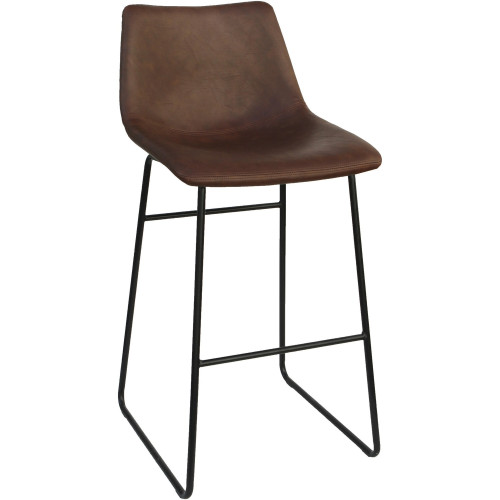 Lorell Mid-century Modern Sled Guest Stool (42958) - Mycitystee