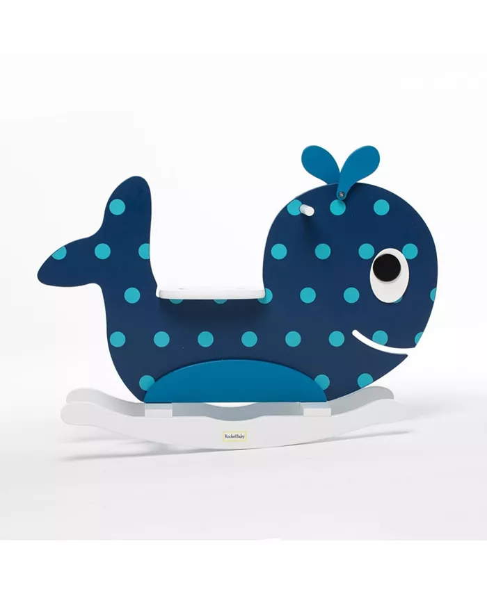 RocketBaby Toddler's Rocking Toy Gigio the big Whale - Mycitystee