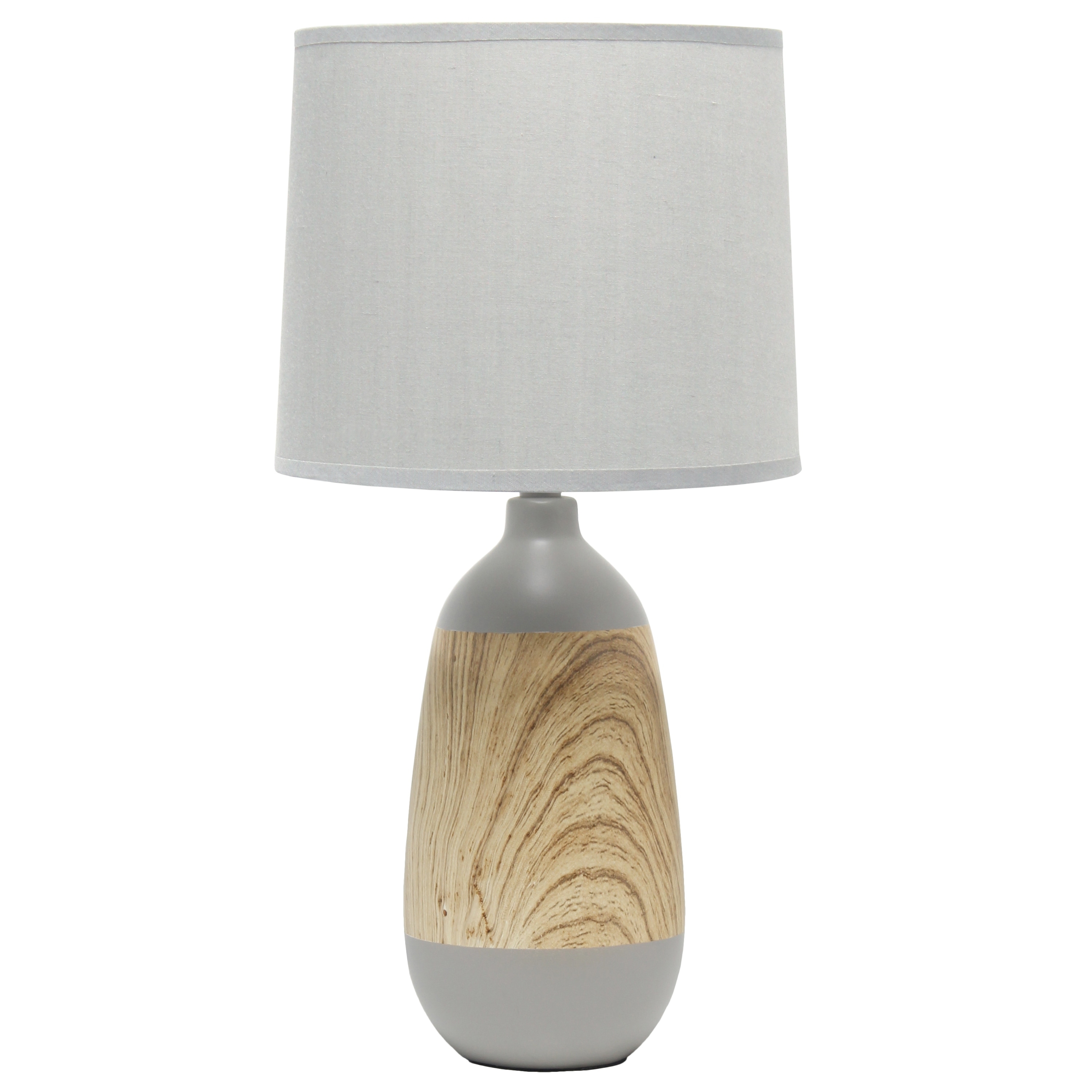 Simple Designs Ceramic Oblong Table Lamp - Mycitystee