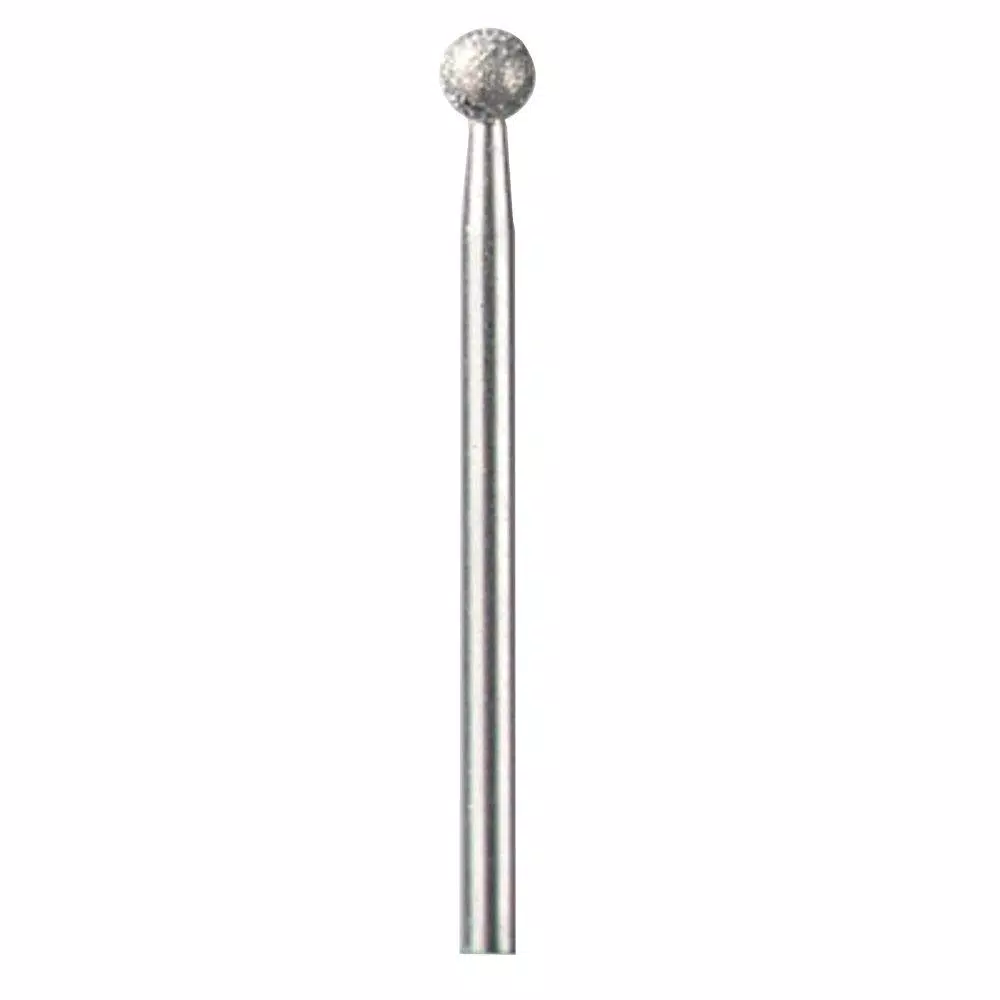 Dremel 11/64 in. Rotary Accessory Diamond Wheel Ball Point for Wood， Ceramic， Glass， Hardened Steel + Semi-Precious Stones and#8211; XDC Depot - Mycitystee