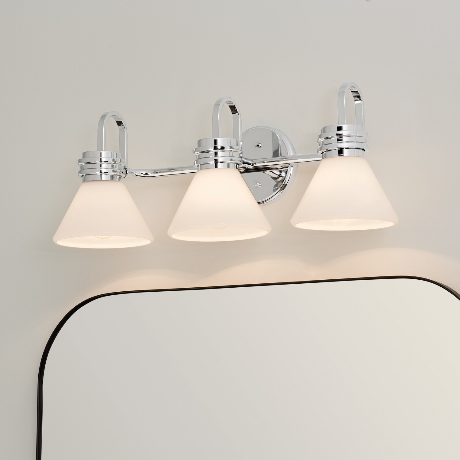 Kichler Lighting Farum 26 in. 3-Light Chrome Vanity Light - Mycitystee