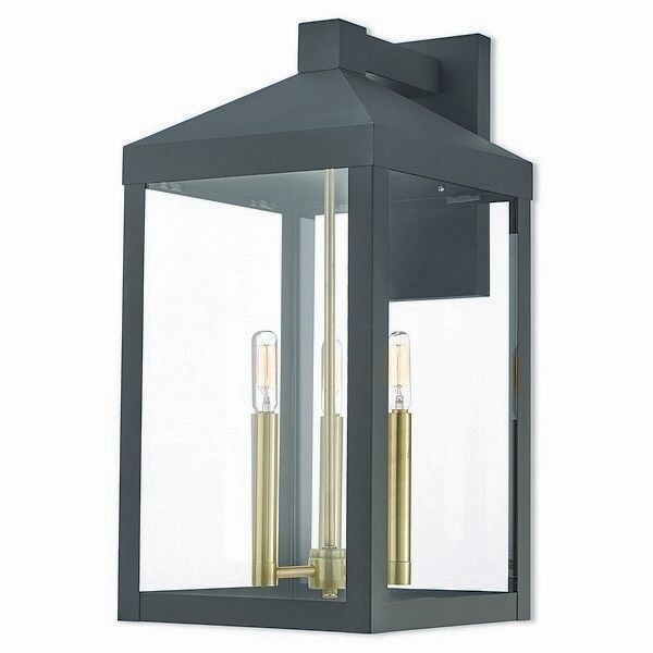 Livex Lighting 20585-07 Outdoor Wall Lantern 3 light Bronze Shopping - The Best Deals on Outdoor Wall Lanterns | 22457405 - Mycitystee