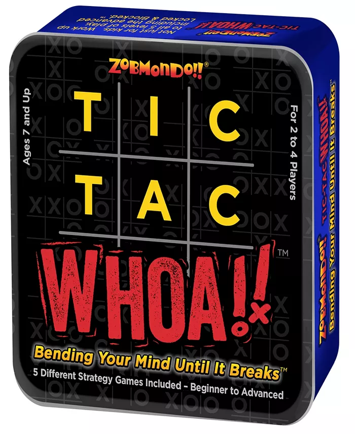 Zobmondo Tic Tac Whoa the 5-in-1 Tic Tac Toe Card Game - Mycitystee